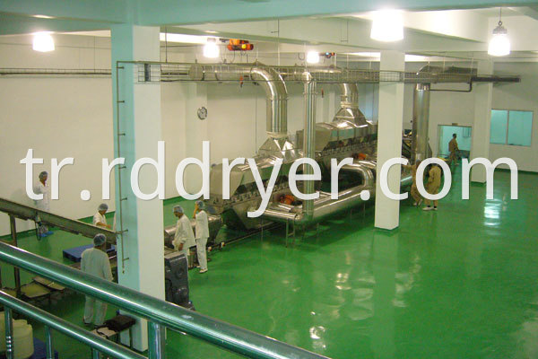 ZLG 7.5x 0.9vibrating fluidized bed dryer